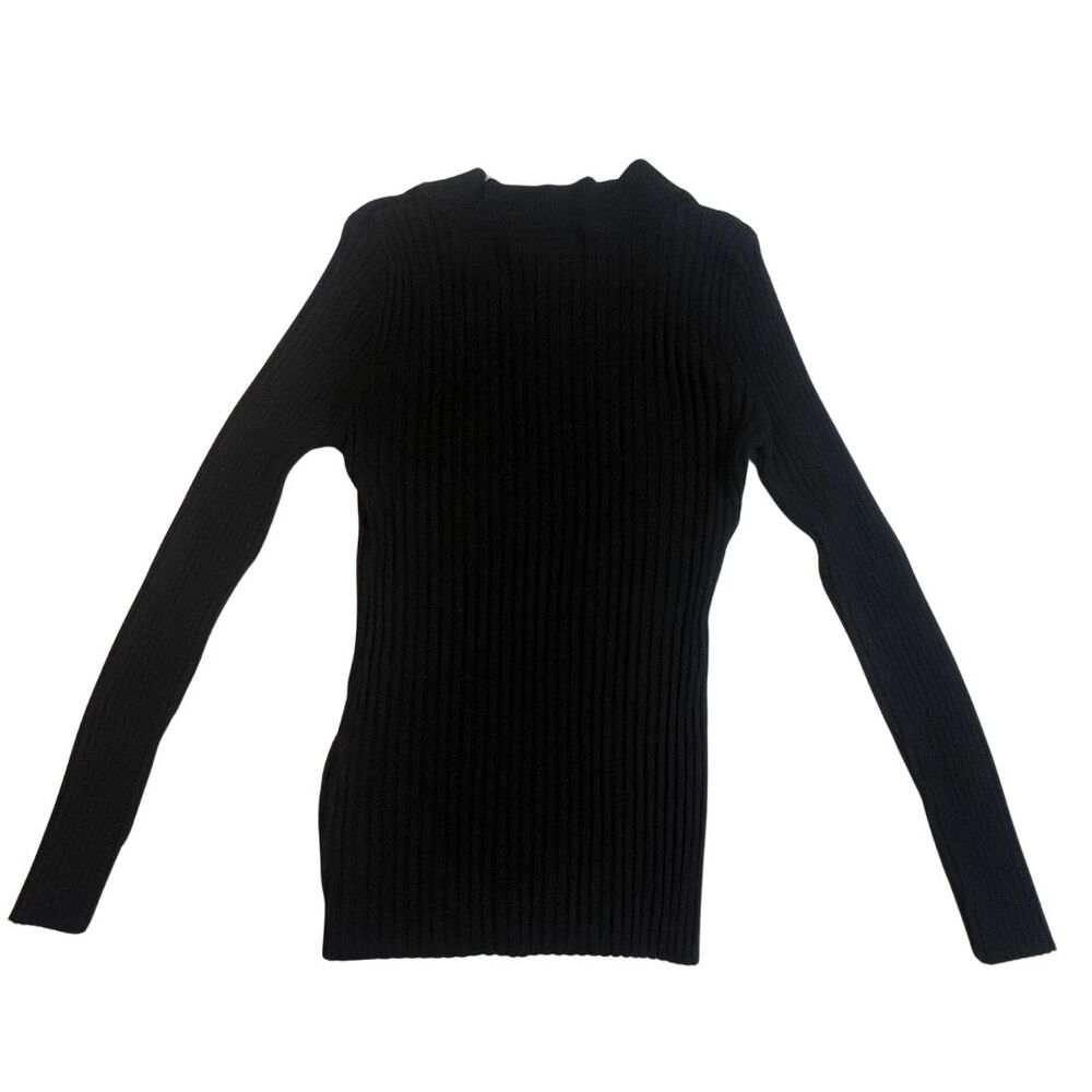 Hooked Up by IOT Sweater Juniors XL Rib Knit Preppy Classic Academic V Neck Top - Picture 11 of 13